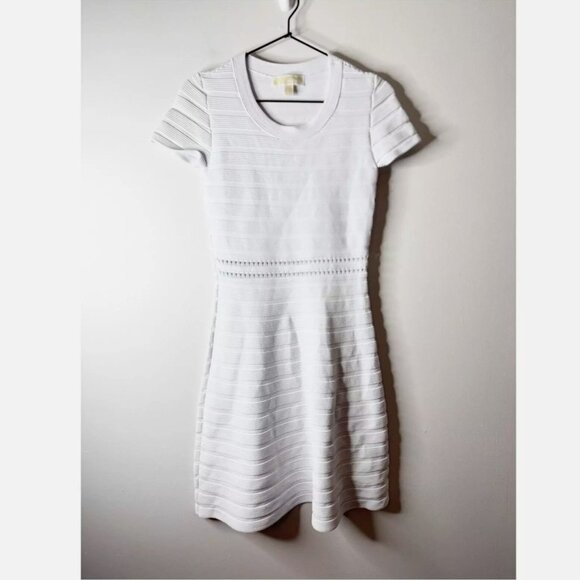 MICHAEL Michael Kors Rib Knit Crewneck Dress Small - Picture 6 of 6